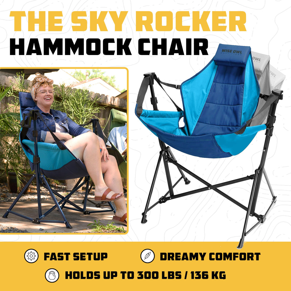 Wise Owl Outfitters Hammock Chair carrying bag ready for travel and camping