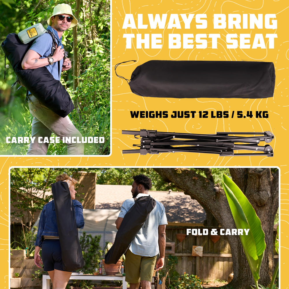 Wise Owl Hammock Chair wide-seat design supports ergonomic comfort