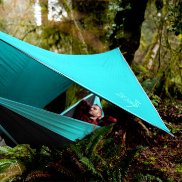 Wise Owl Outfitters ripstop nylon close-up shows durable waterproof coating
