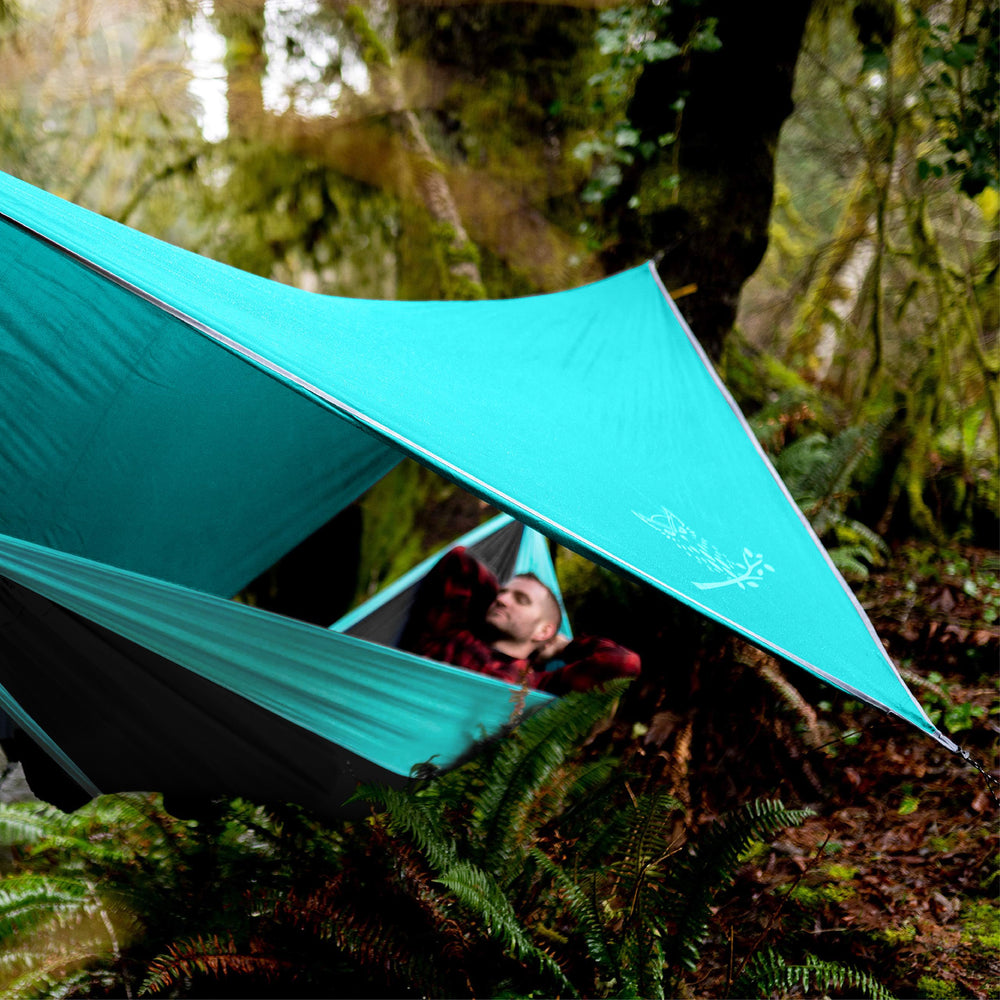 Wise Owl Outfitters ripstop nylon close-up shows durable waterproof coating