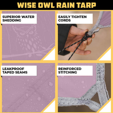 Wise Owl Outfitters 26 oz ultralight tarp for backpacking