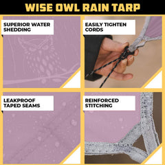 Wise Owl Outfitters 26 oz ultralight tarp for backpacking