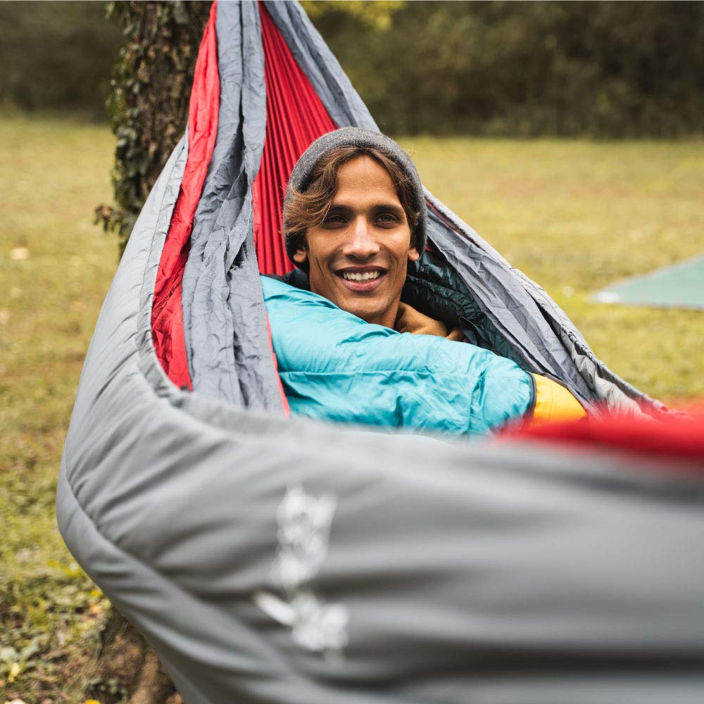 Wise Owl Outfitters underquilt providing warmth on cold nights