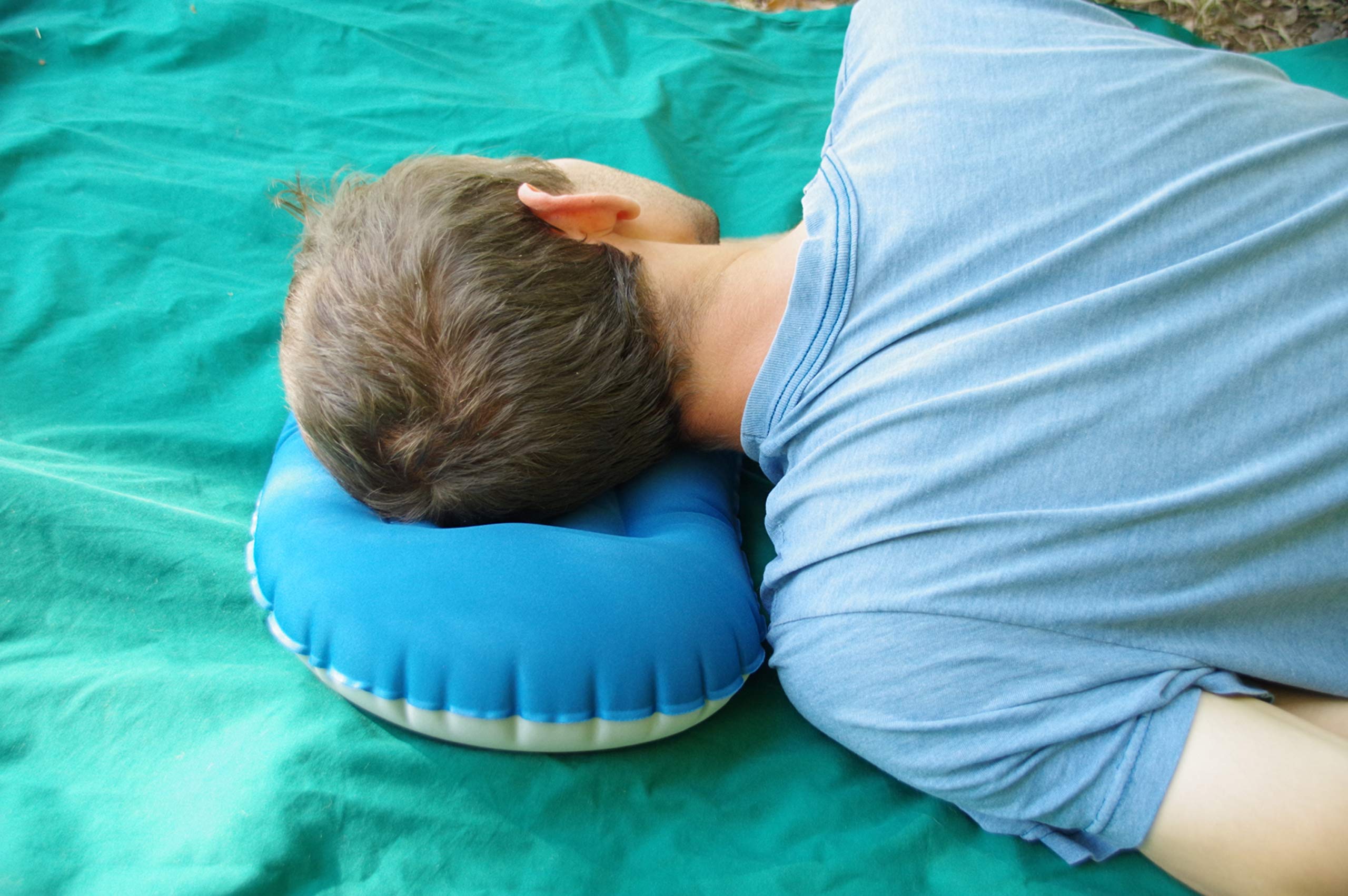 Wisemen Outdoors ultralight pillow anti-slip fabric preventing movement.
