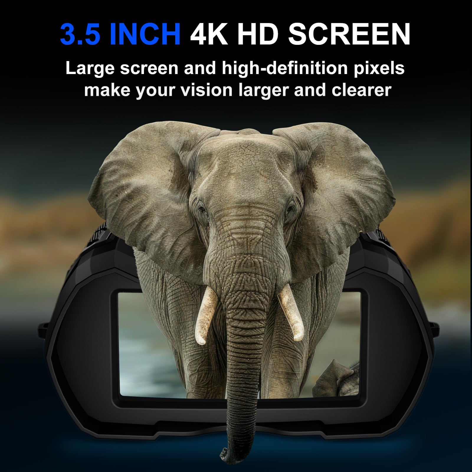 Wishbety night vision goggles infrared illuminator enables clear vision in darkness.