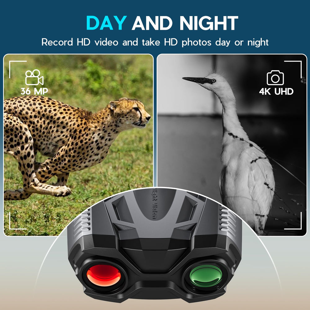 WISHBETY 4000mAh rechargeable battery powers extended night sessions.