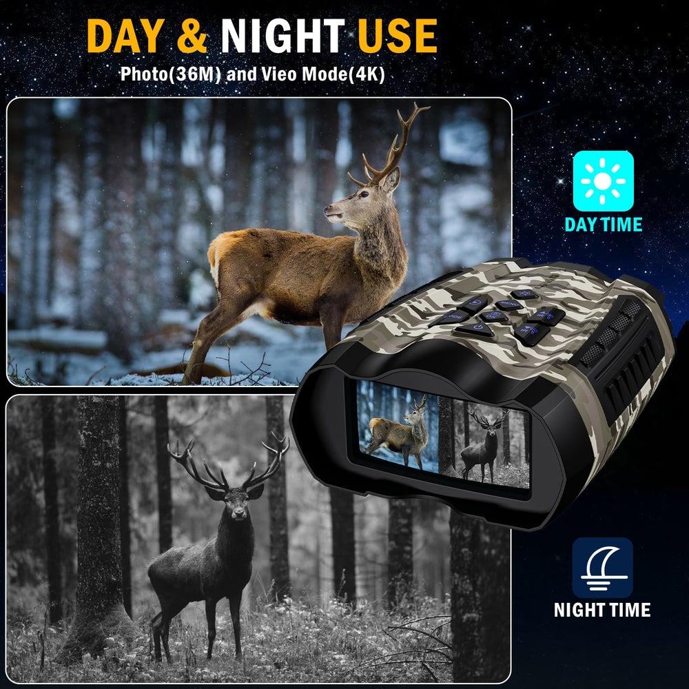 WISHBETY infrared with 9 levels enables adaptive viewing in varying light conditions.