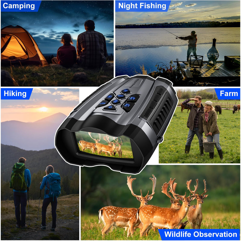 Wishbety outdoor use case highlighting wildlife watching at night.