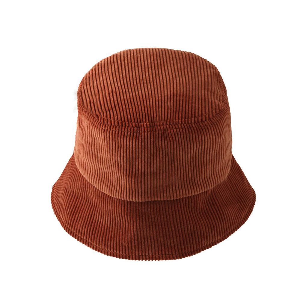 WITHMOONS corduroy hat in orange provides lightweight comfort for fishing and camping.