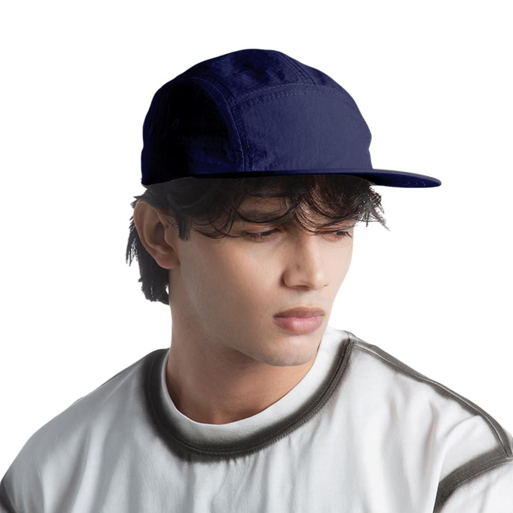 WITHMOONS navy cap packs down slim for easy stowage during kayak or fishing trips