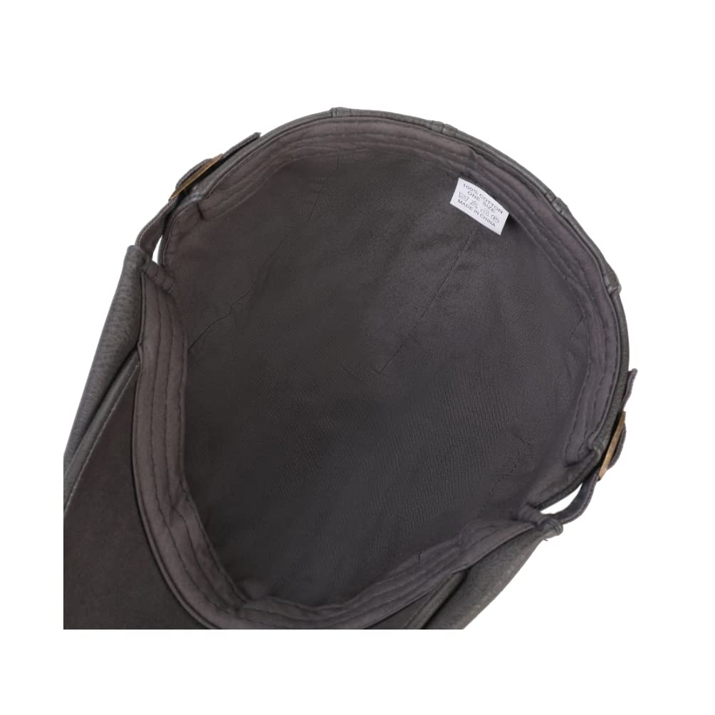 WITHMOONS Ivy Flat Cap grey outdoor-setup demonstrates practical everyday use