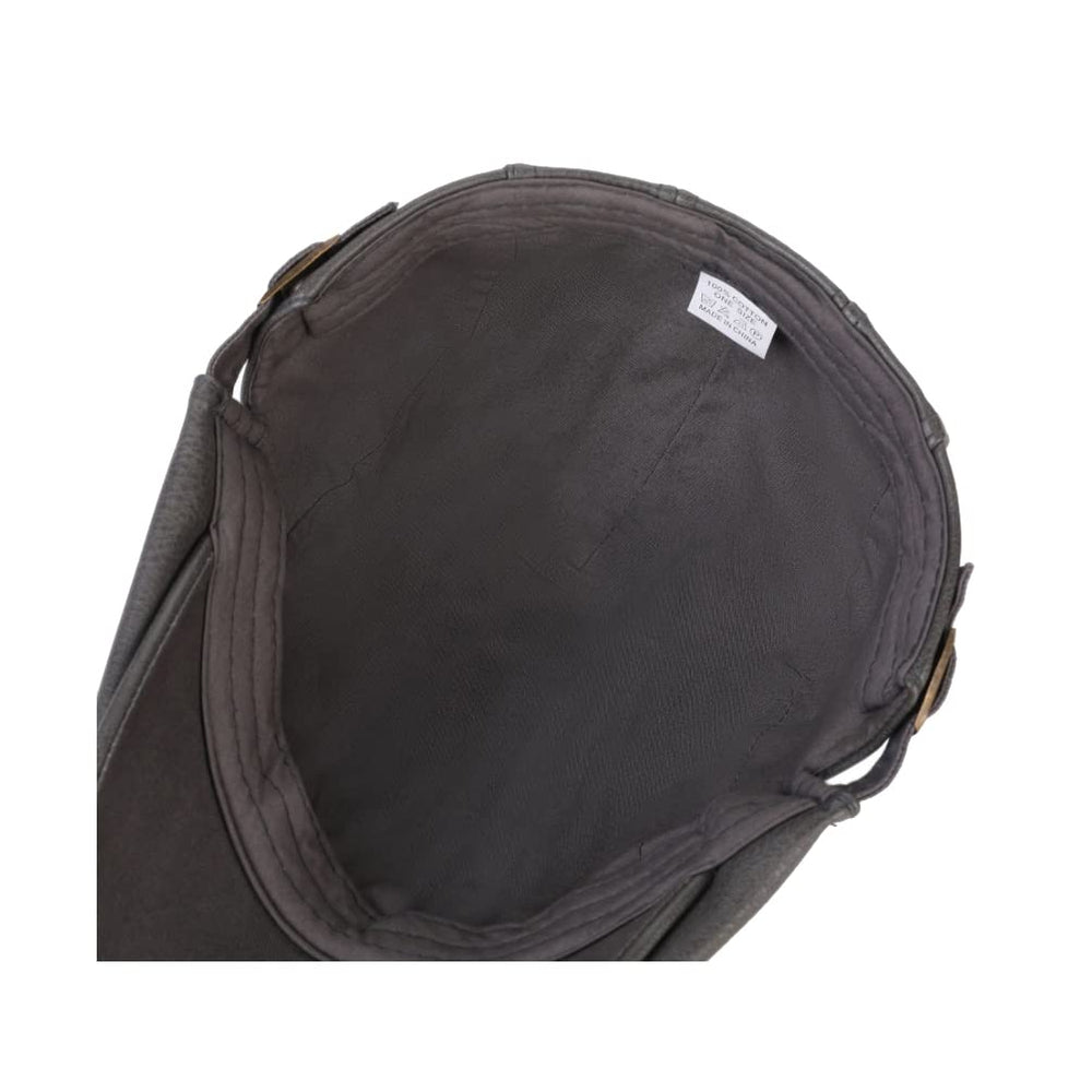 WITHMOONS Ivy Flat Cap grey outdoor-setup demonstrates practical everyday use