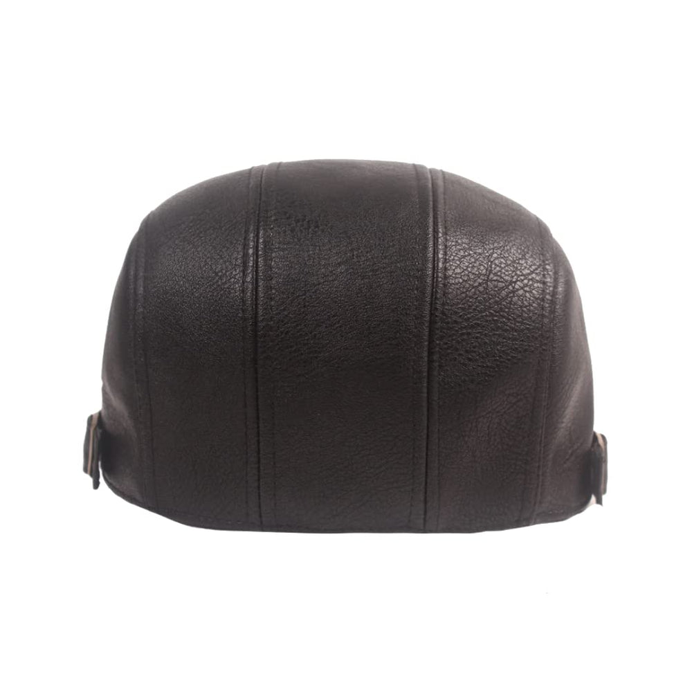 WITHMOONS ivy flat cap texture closeup highlights durable PU finish