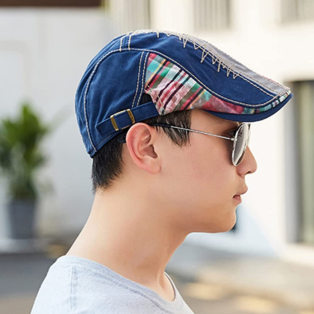 WITHMOONS lightweight cotton cap keeps you cool on hikes.