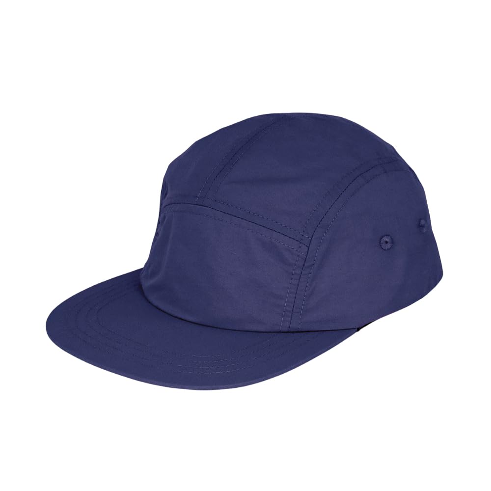 WITHMOONS low-profile navy hat with adjustable belt for a comfortable fit