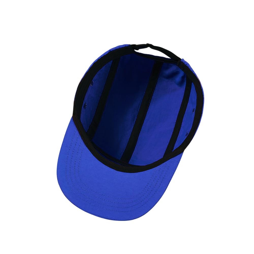 WITHMOONS Low Profile Hat blue adjustable strap, secure fit for active days.