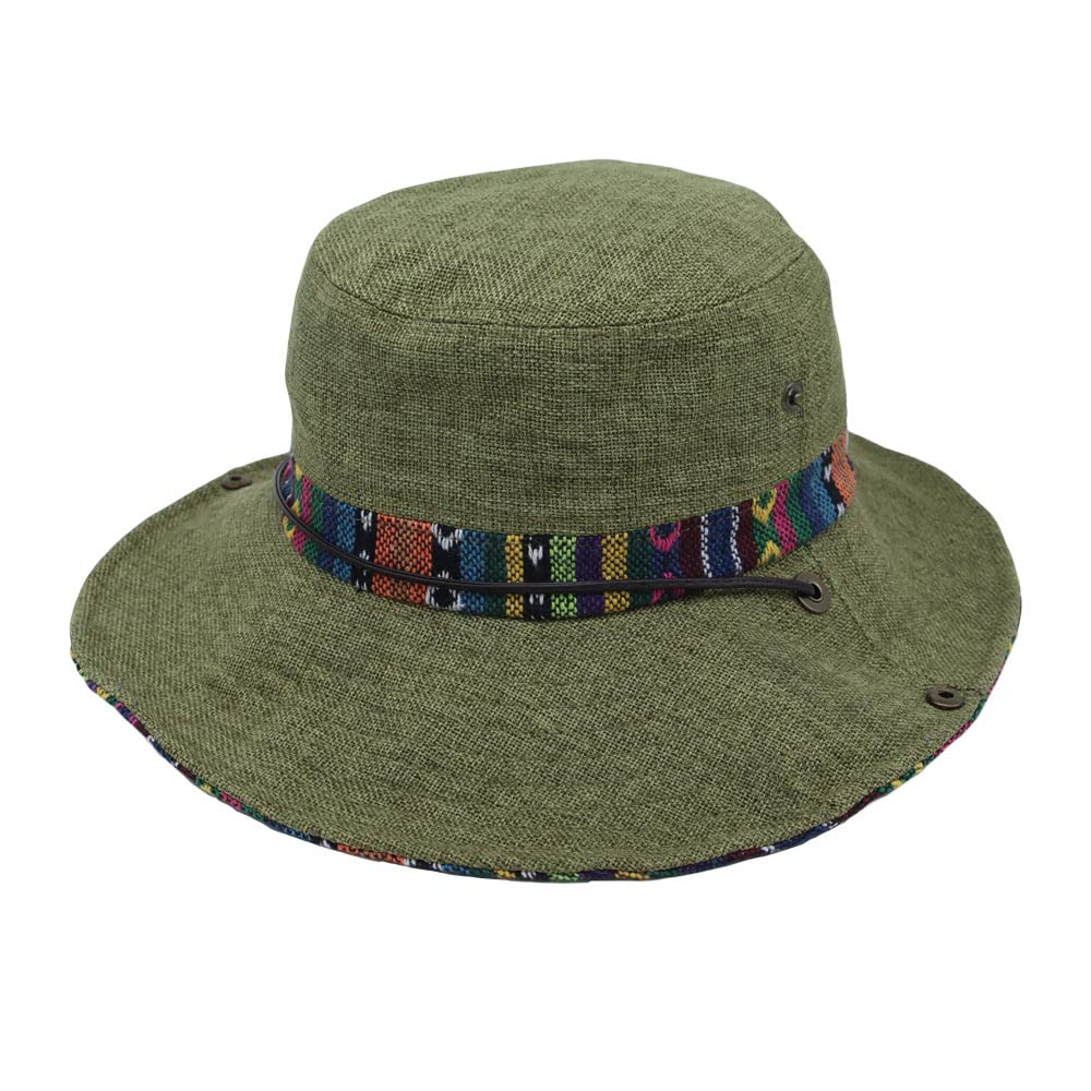 WITHMOONS hat worn outdoors during hiking and fishing adventures