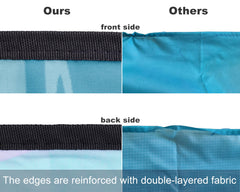WIWIGO Beach Blanket carry bag folded compactly for portable adventures