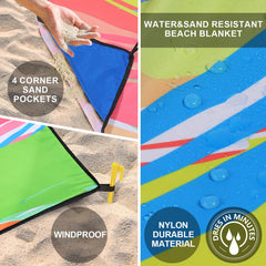 WIWIGO blanket rolls into a compact carry bag for easy travel.