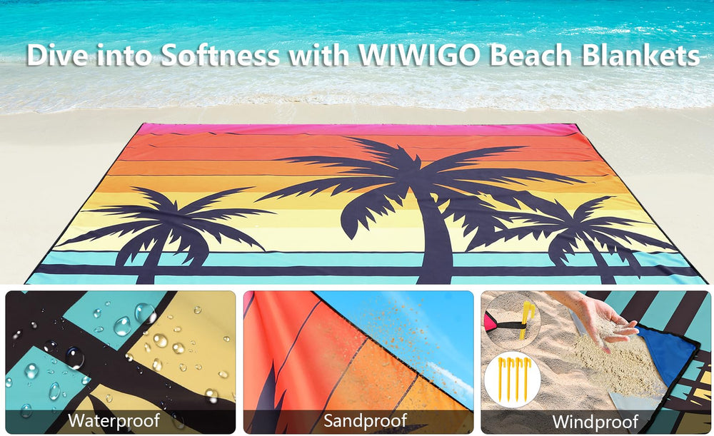 WIWIGO quick-dry fabric in action for fast cleanup after sun and beach.