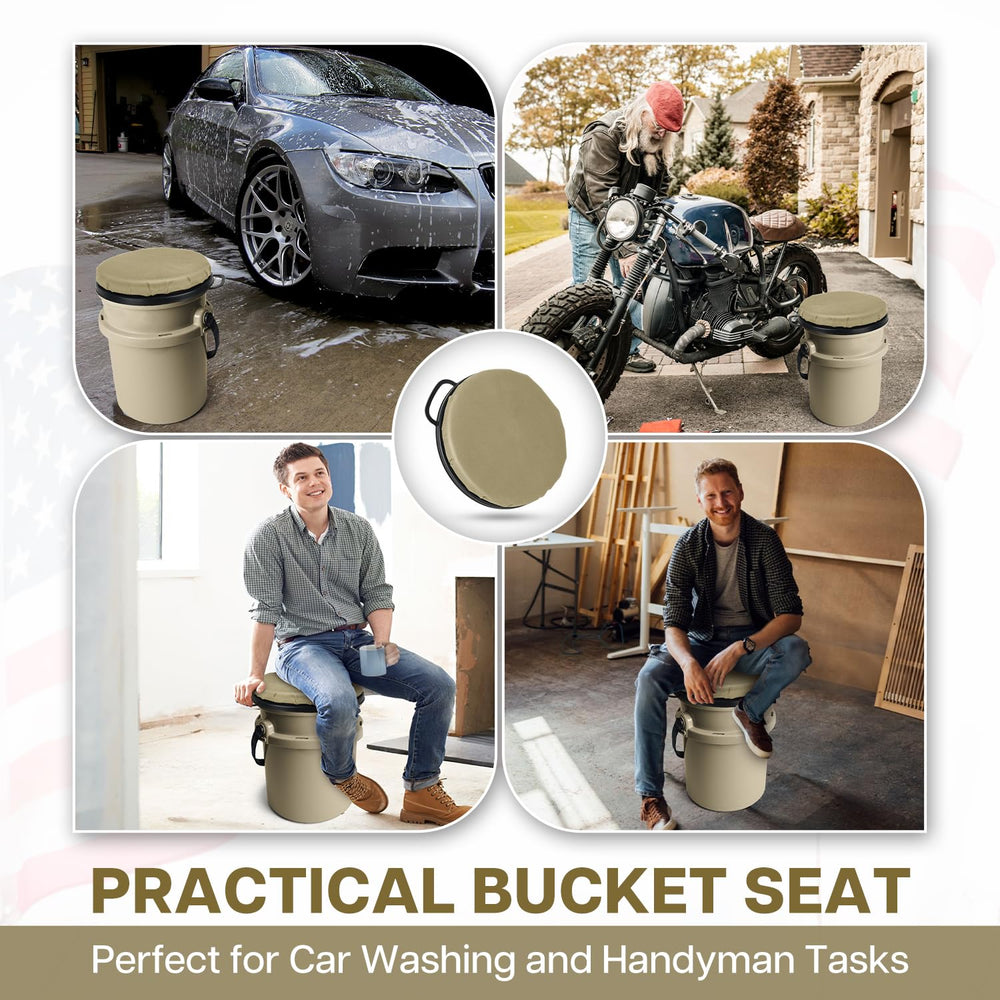 Wizcave camping outdoor seat use demonstrates portable comfort during trips.
