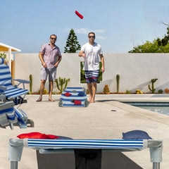 WKFAMOUT chair shows folding table feature for snacks and drinks.