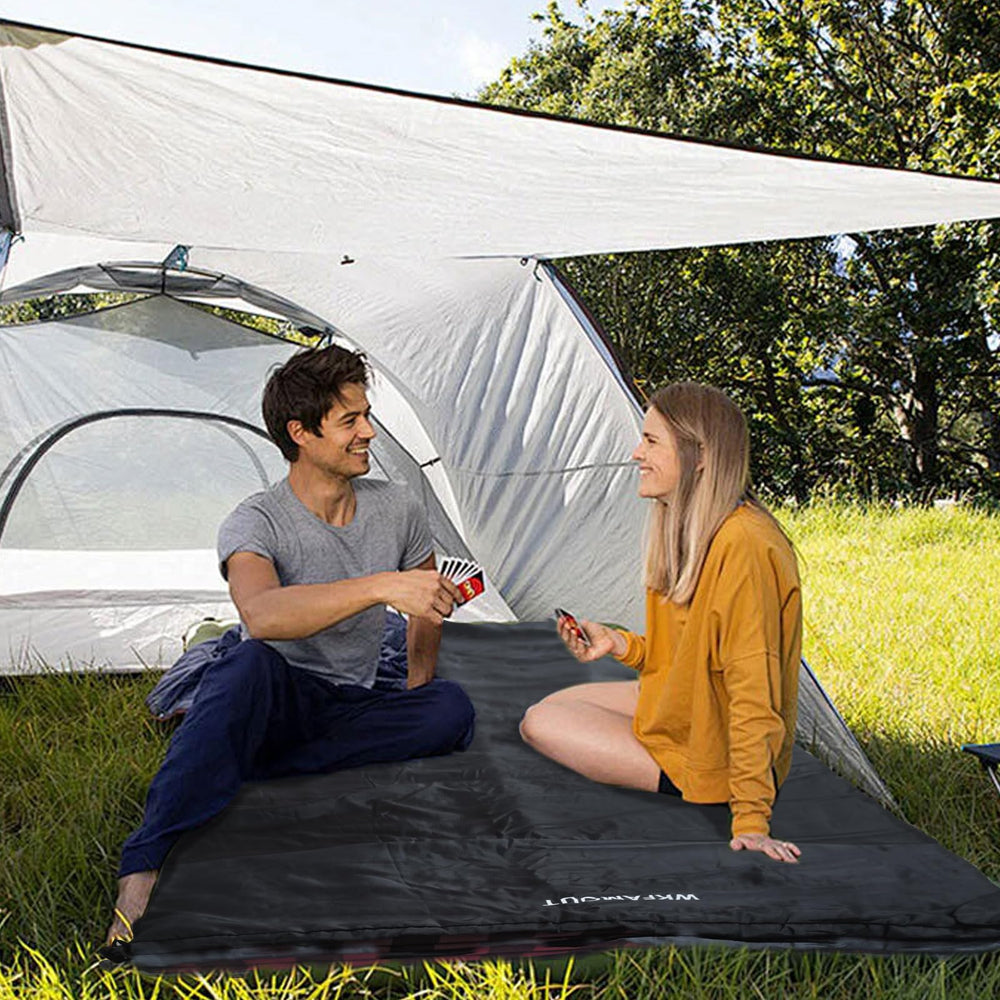 WKFAMOUT anti-clip zipper prevents snagging during sleeps.