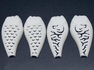 wLure hard plastic 3D stencil pattern 06 promotes clean edges and balanced color application.