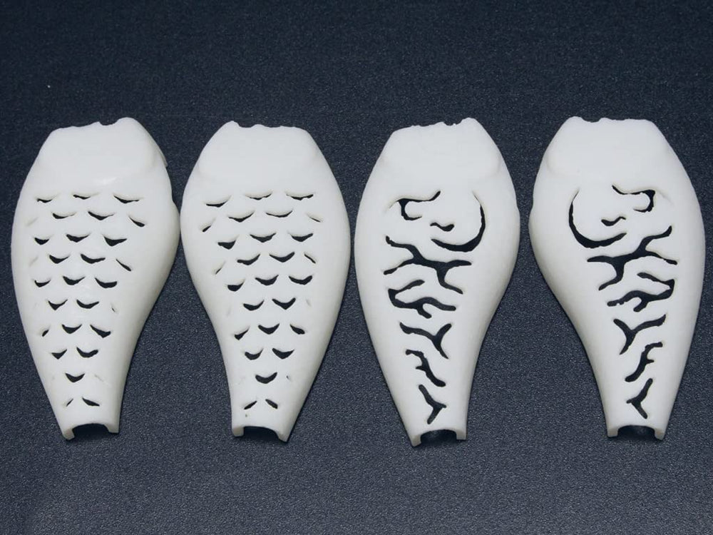wLure hard plastic 3D stencil pattern 06 promotes clean edges and balanced color application.