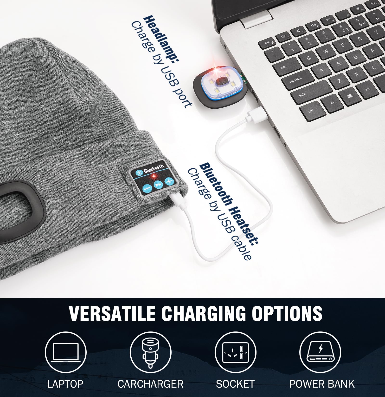 Wmcaps two-pack winter gift beanies ready for gifting.