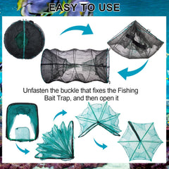 Close-up of hexagonal shrimp net with 0.1 inch steel bracket and polyester grid.