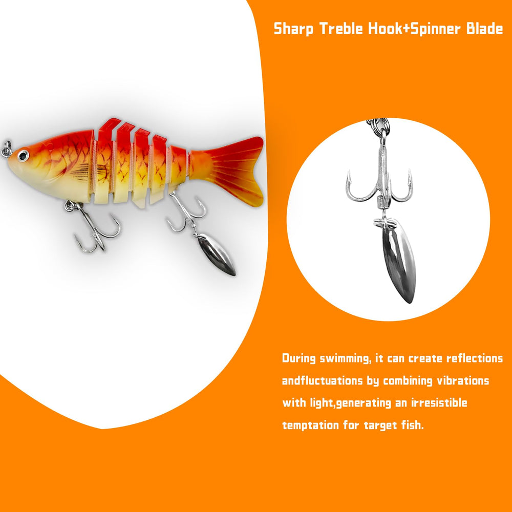 Lure in water showing lifelike motion