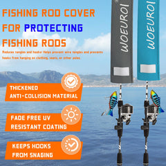 Built-in hook label for noting rod specs on the sleeve