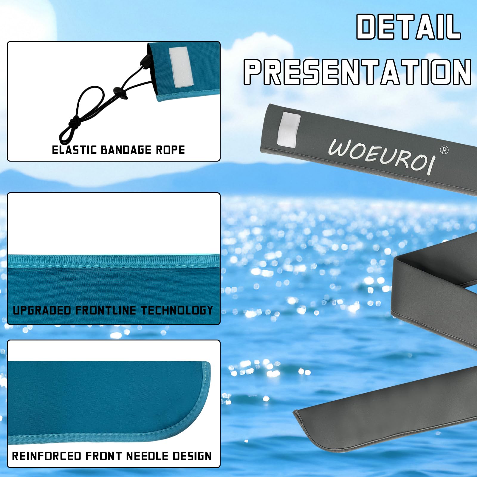 Dimensions: 70 inches long and 3.7 inches wide for 7-8 ft rods