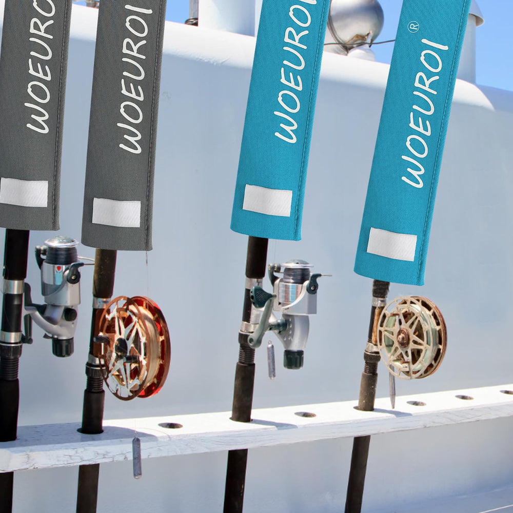 Lightproof neoprene protects rod from sun aging and fading