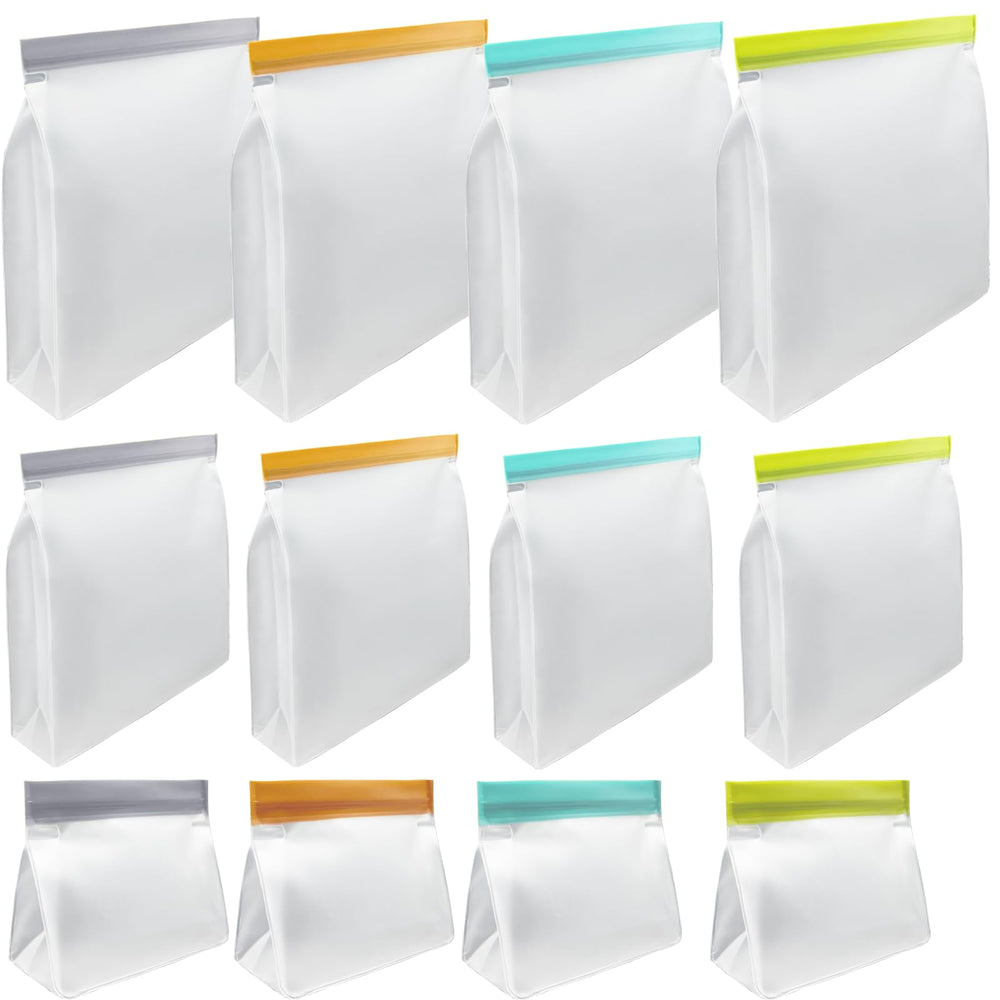 Open bags with soft plastics and lures inside