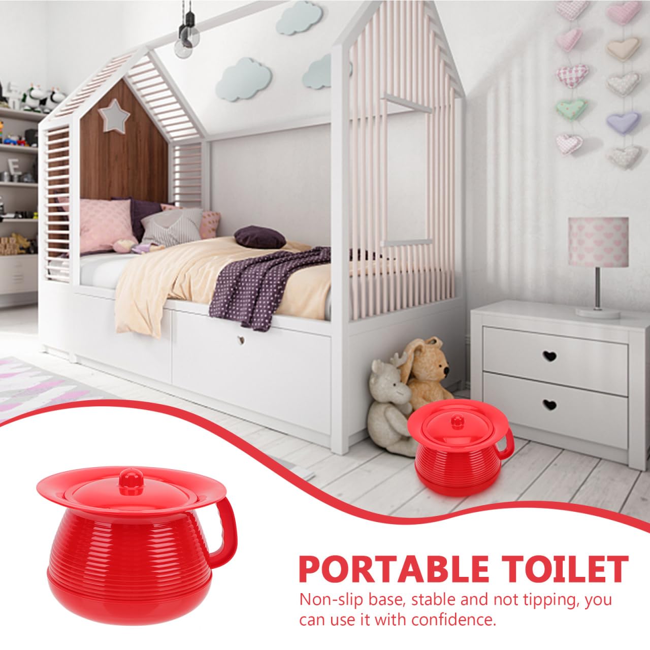 WOFASHPURET compact dimensions fit bedside and on-the-go spaces.