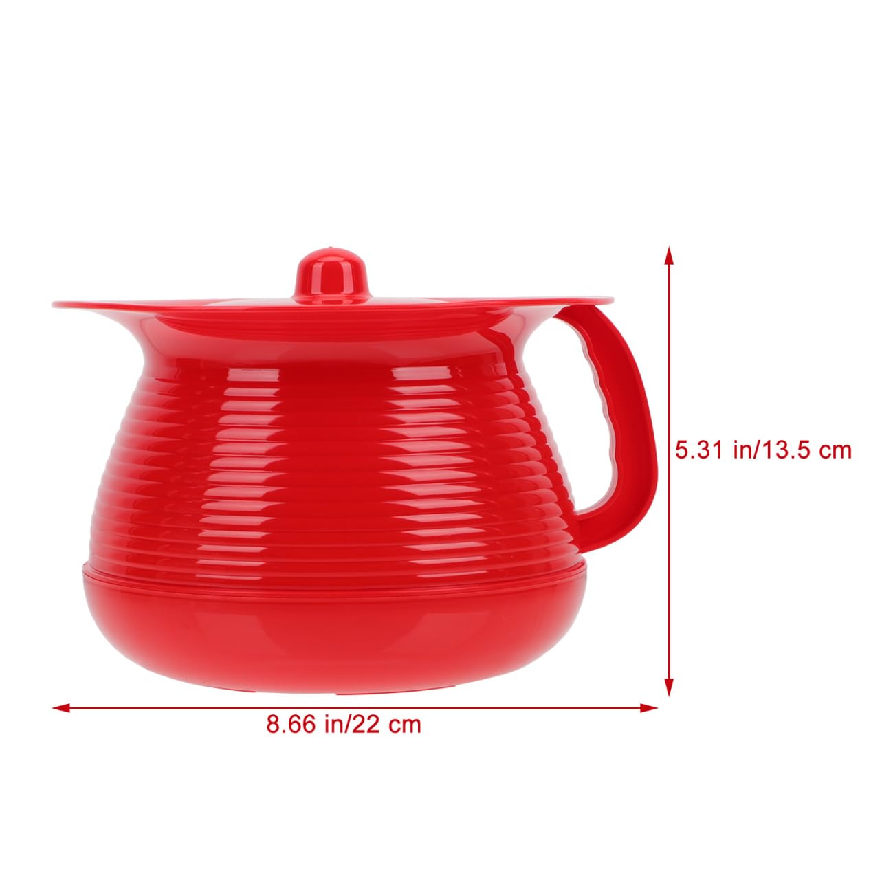 WOFASHPURET portable urinal handle enables easy transport during camping.