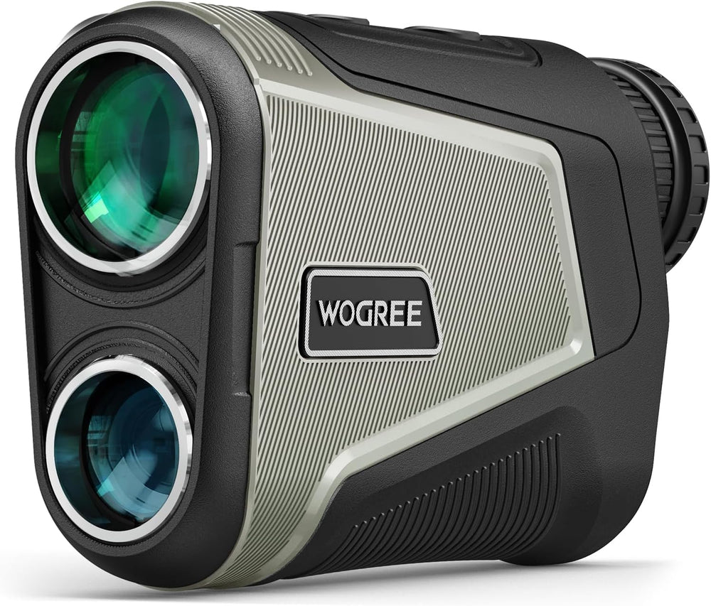 WOGREE rangefinder with red OLED display for clear dim-light readability.