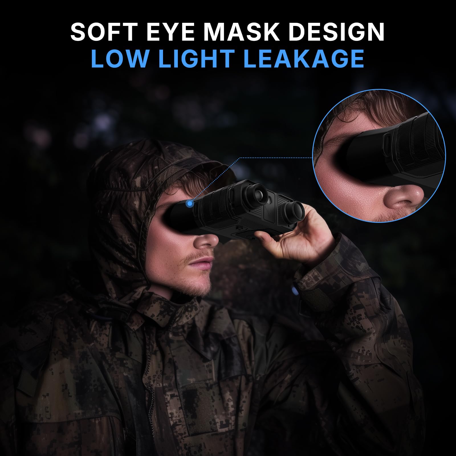 WOGREE Goggles emergency flashlight for lighting or signaling