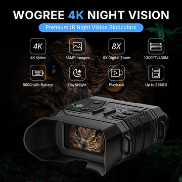 WOGREE Goggles eyepiece hood reduces light spill for discreet viewing