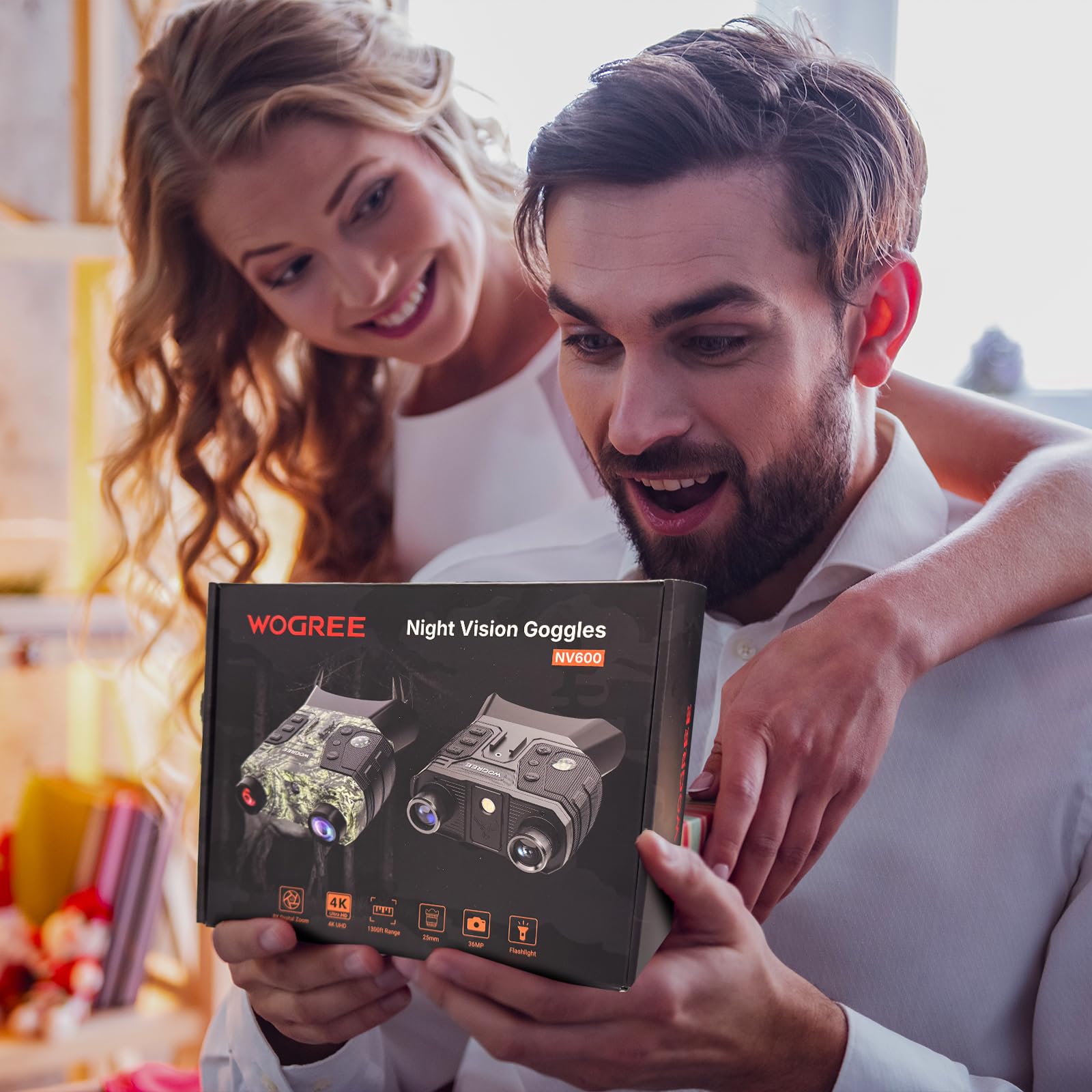 WOGREE Night Vision Gift Pack with 1-year warranty