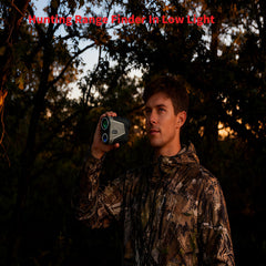 WOGREE rangefinder provides 1800-yard distance with precise readout.