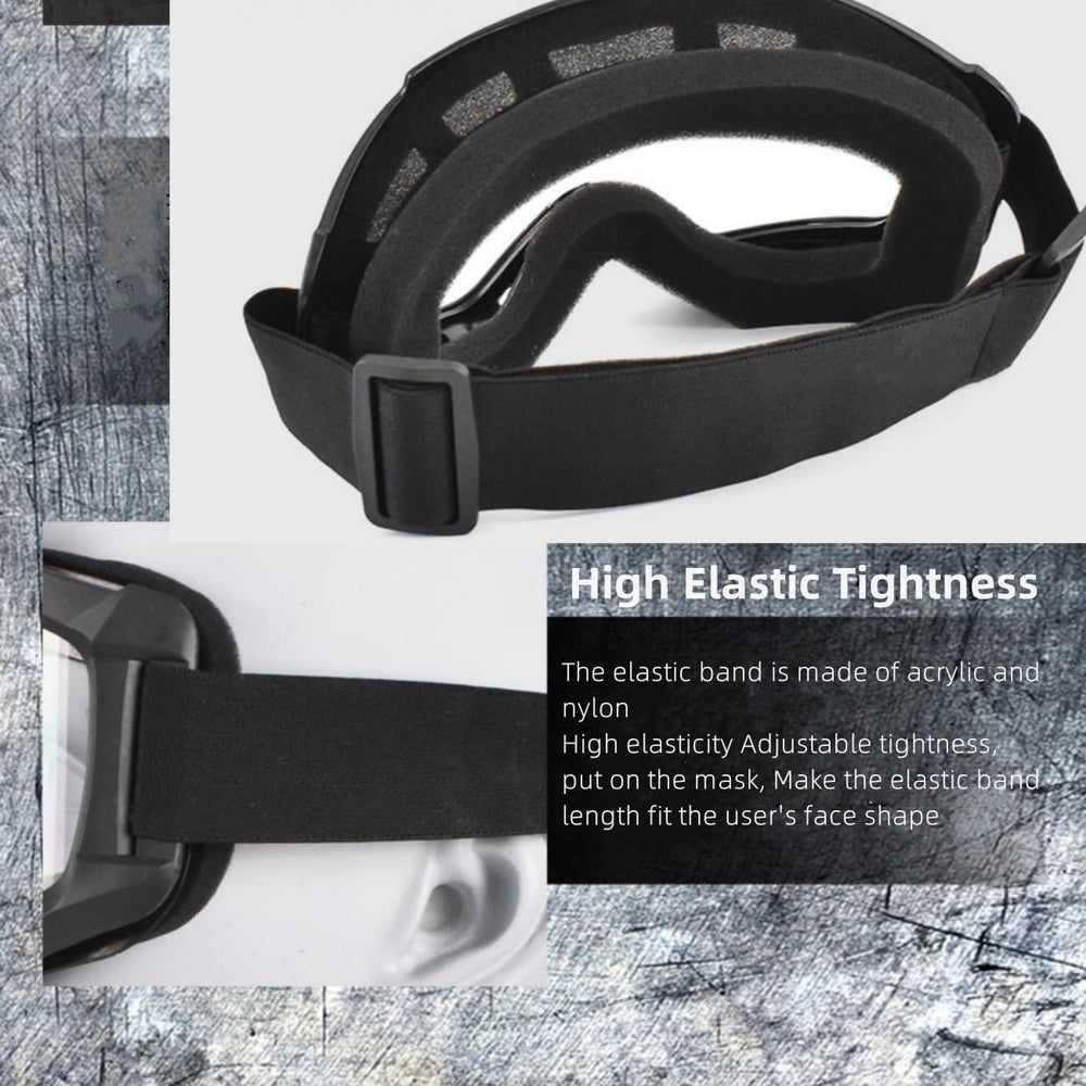Goggles designed to fit under a helmet with Wokyo branding