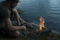 304 stainless steel construction withstands heat for durable grilling