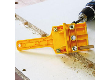Wolfcraft Dowel Quick Doweling Jig pin set included for various dowel sizes.
