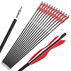 Wolfman 31 carbon arrows package view showing ready-to-use set for practice and hunting