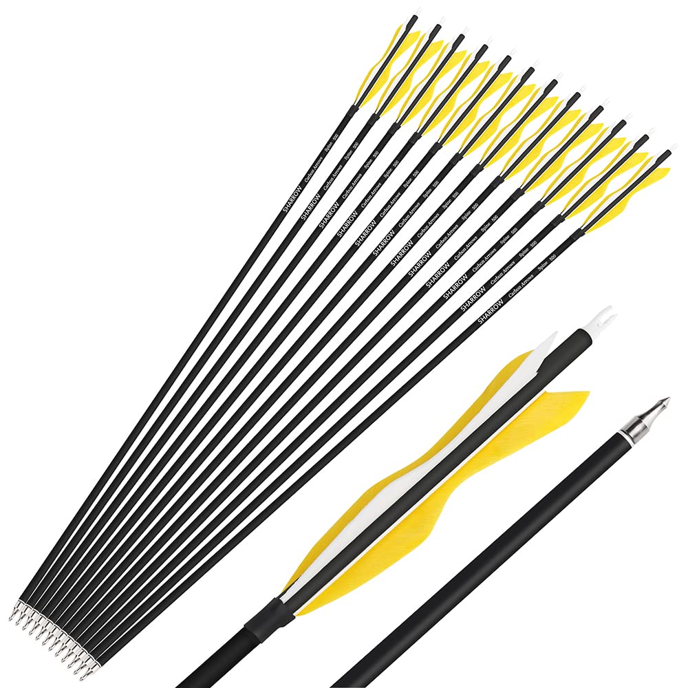 Wolfman arrows suitable for both recurve and compound bow use