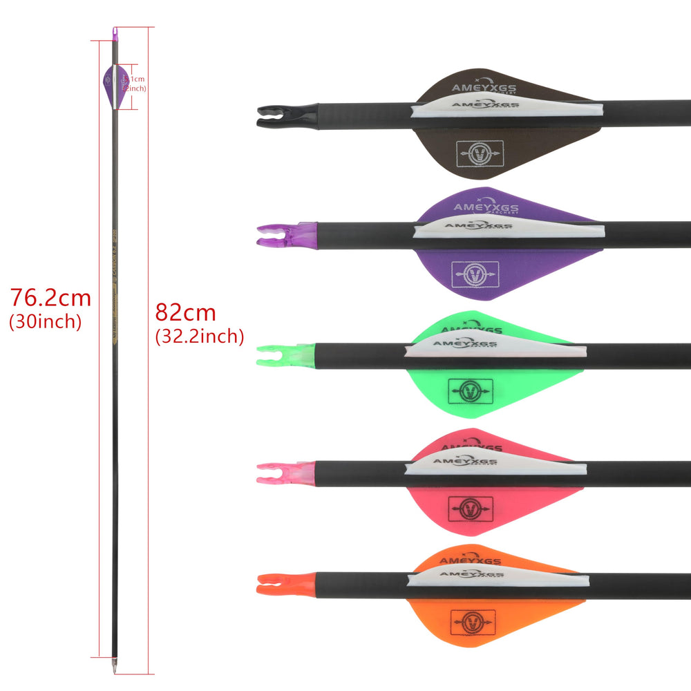Wolfman 6/12-piece arrow pack offering versatile spine options