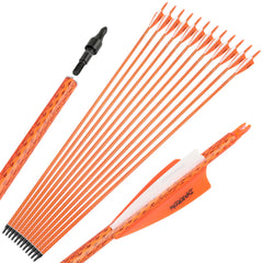 Wolfman adjustable arrow nocks shown for easy bow fit